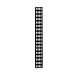Canalina portacavi verticale 18U - larghezza 10 cm