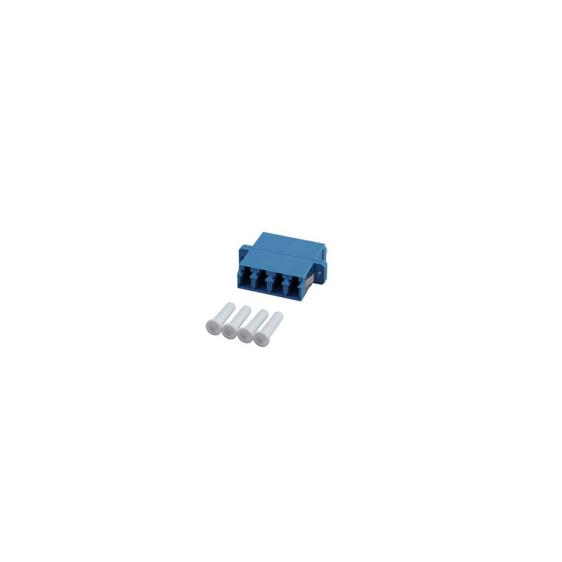Accoppiamento monomodale 4 vie LC-LC quad blu
