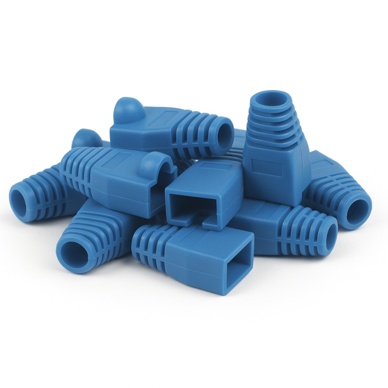 Trave portacavi DANICOM RJ45 Blu - 10 pezzi
