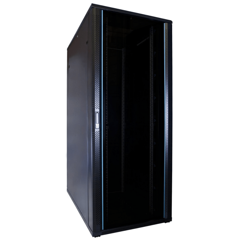 Armadio server 47U con porta in vetro 800x1200x2200mm (LxPxA)