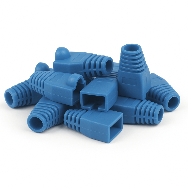 DANICOM Trave portacavi RJ45 Blu - 10 pezzi