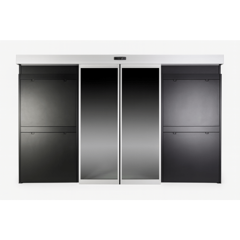 Porte scorrevoli per data center, funzionamento semiautomatico 48U