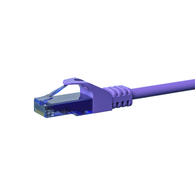 Cavo patch UTP CAT6a 5 m viola - 100% rame