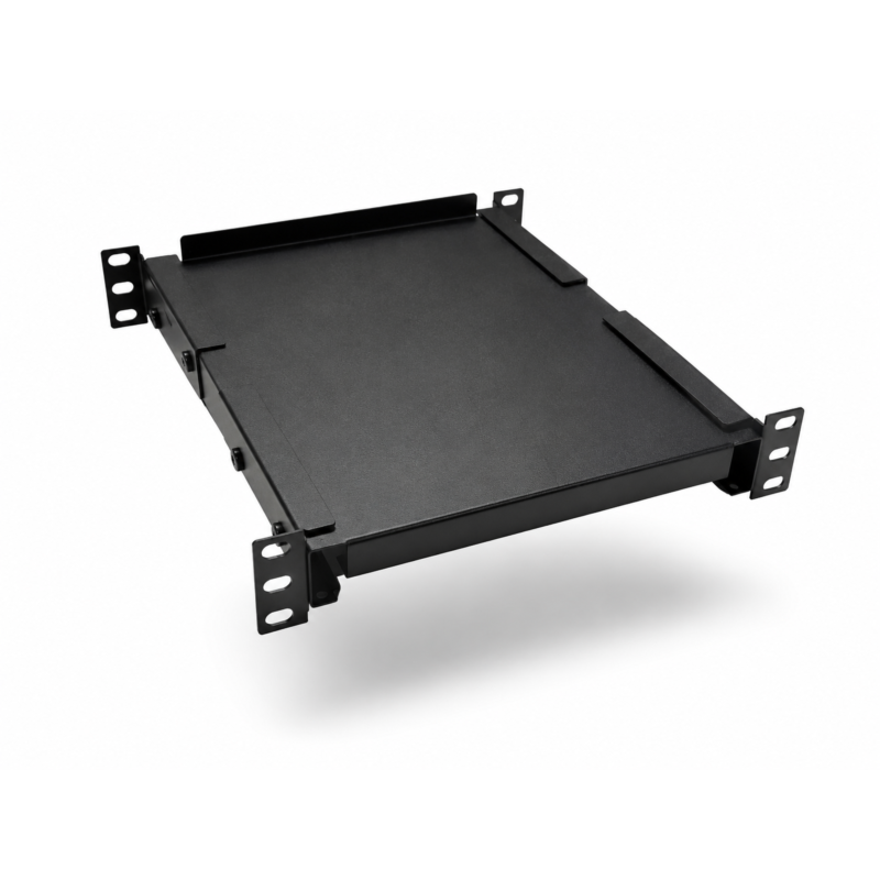 Ripiano regolabile da 10 pollici per armadi server da 10 pollici profondi 450 mm - 1U