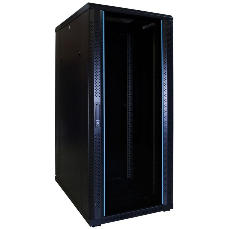 Armadio server 27U con porta in vetro 600x800x1400mm (LxPxA)