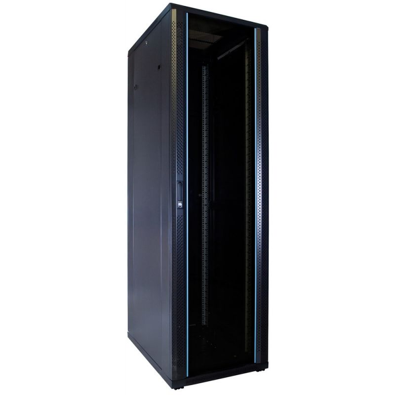 Armadio server 42U con porta in vetro 600x800x2000mm (LxPxA)