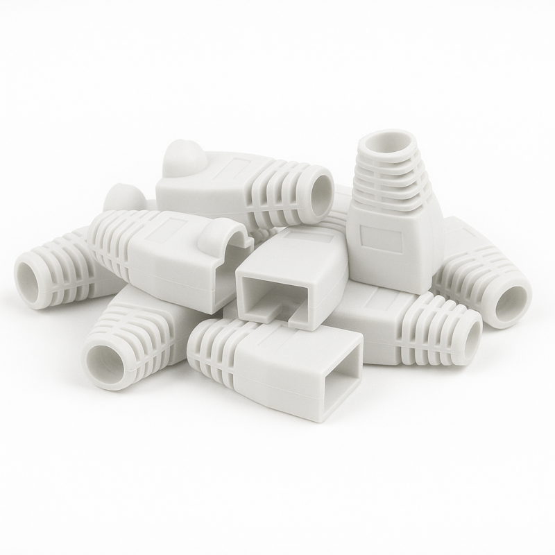 Trave portacavi DANICOM RJ45 Bianco - 10 pezzi