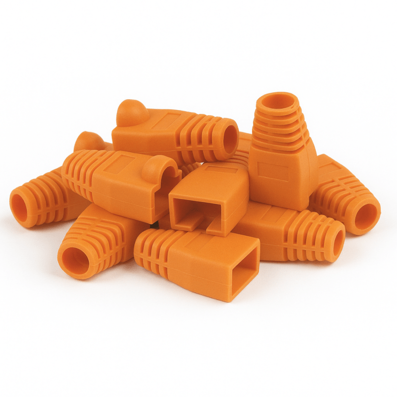 DANICOM Trave portacavi RJ45 arancione - 10 pezzi