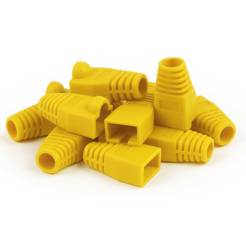 DANICOM Cavo RJ45 a traliccio giallo - 10 pezzi