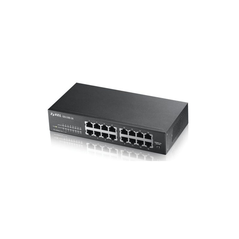 Switch non gestito Zyxel GS1100 a 16 porte