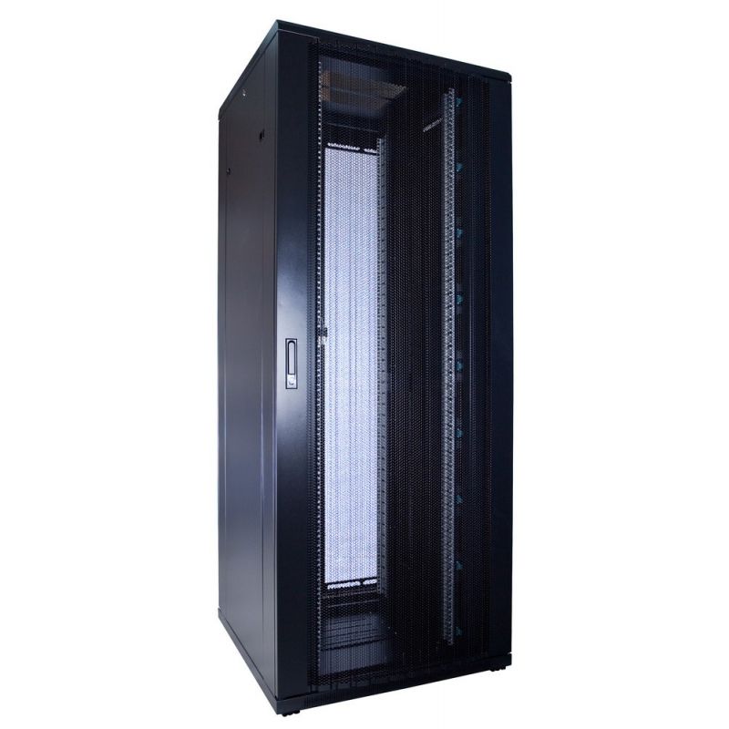 Armadio server 42U con sportello perforato 800x800x2000mm (LxPxA)