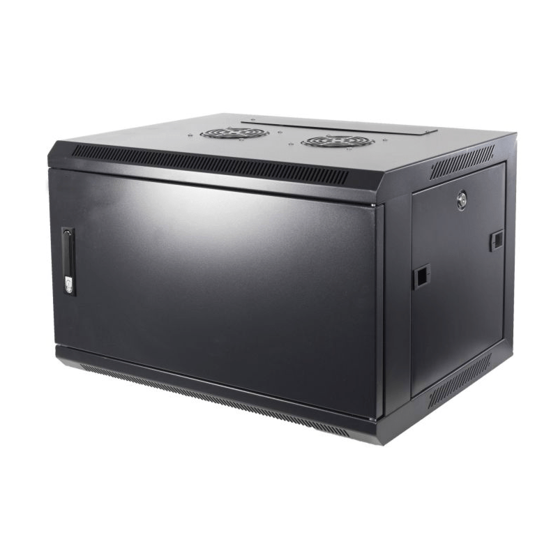 Armadio a muro 4U con anta in metallo 600x600x280 mm (LxPxA)