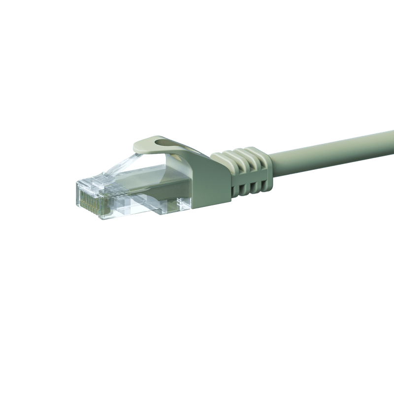 Cavo patch UTP CAT5e 50 m grigio - 100% rame