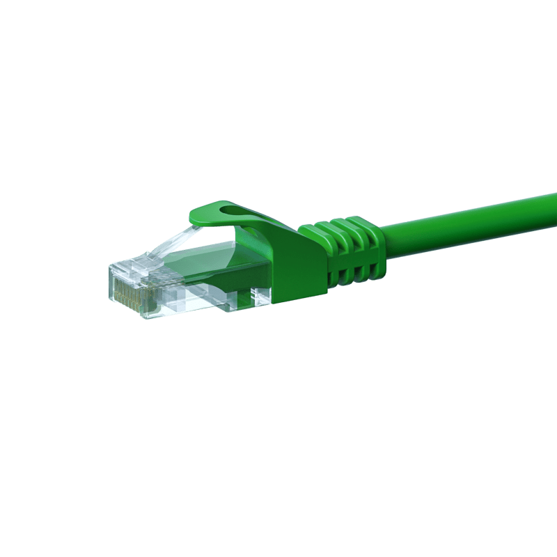 Cavo patch UTP CAT5e da 3 m, verde - 100% rame