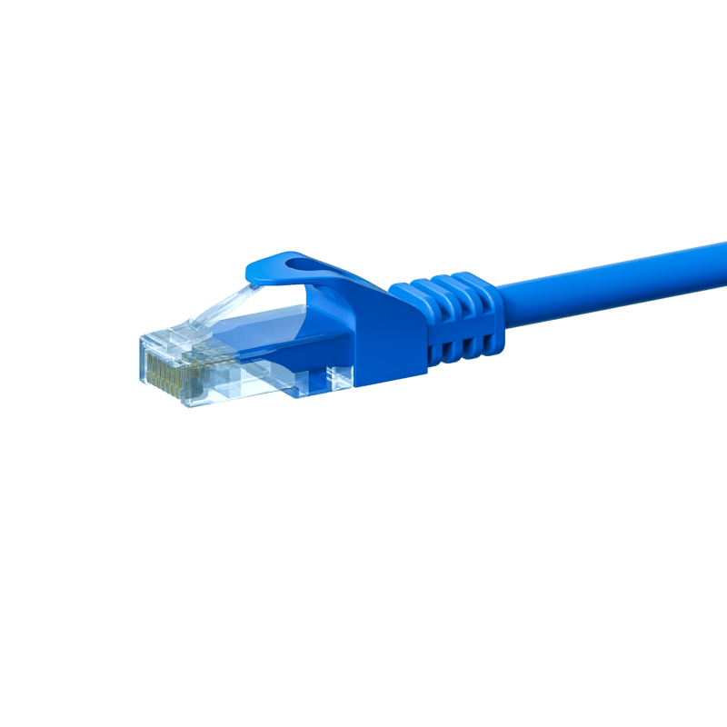 Cavo patch UTP CAT5e 50 m blu - 100% rame