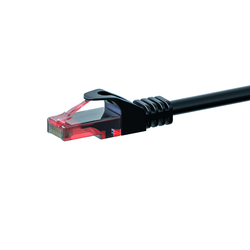 Cavo patch UTP CAT6 da 20 m, nero - 100% rame