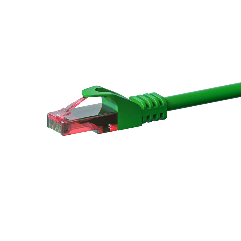 Cavo patch UTP CAT6 da 0,15 m verde - 100% rame
