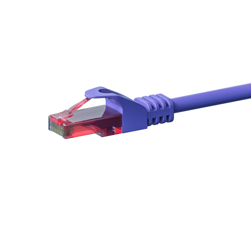 Cavo patch UTP CAT6 da 20 m, viola - 100% rame