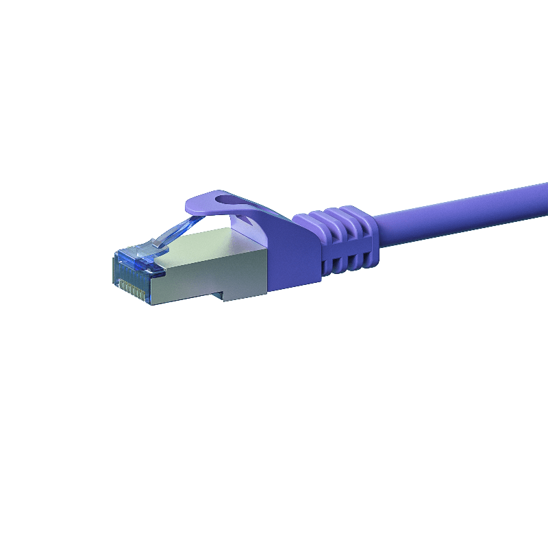 Cavo patch CAT6a S/FTP (PIMF) da 50 m, viola