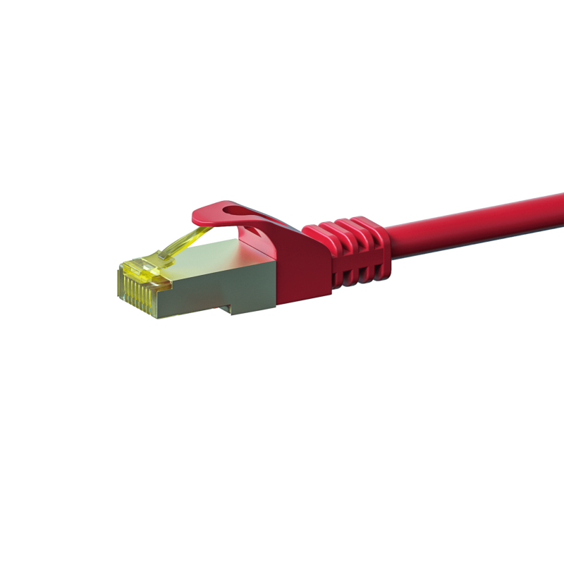 Cavo patch Cat7 S/FTP (PIMF) da 10 m, rosso.