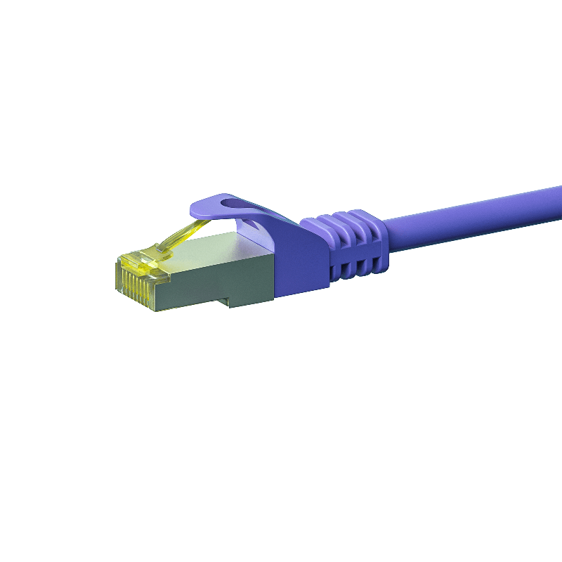 Cavo patch Cat7 S/FTP (PIMF) da 1 m, viola.