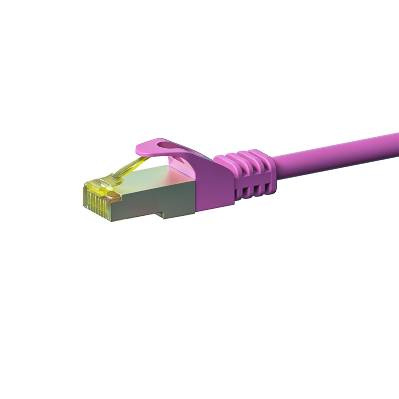 Cavo patch Cat7 S/FTP (PIMF) da 2 m, rosa