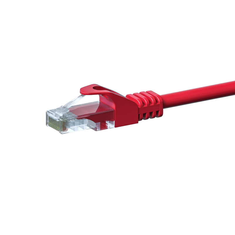 Cavo patch CAT5e UTP 3m rosso - CCA