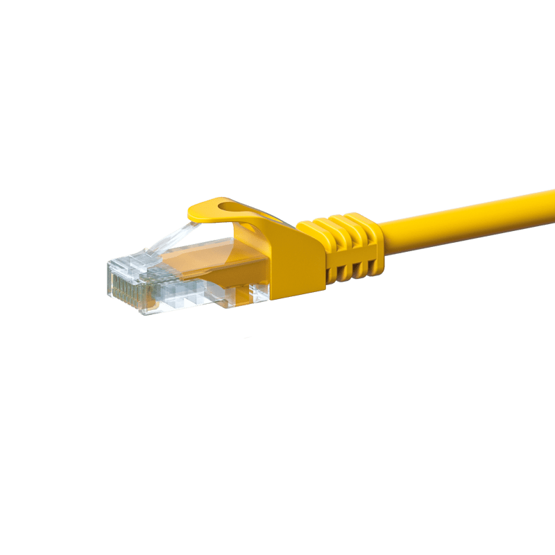 Cavo patch CAT5e UTP da 1 m giallo - CCA