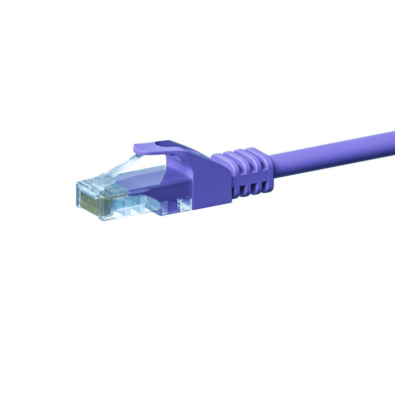 Cavo patch CAT5e UTP da 7,50 m viola - CCA