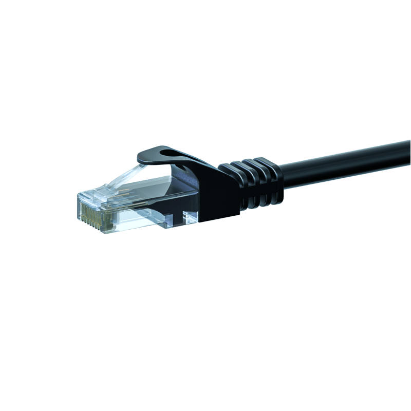 Cavo patch CAT6 UTP da 1 m nero - CCA