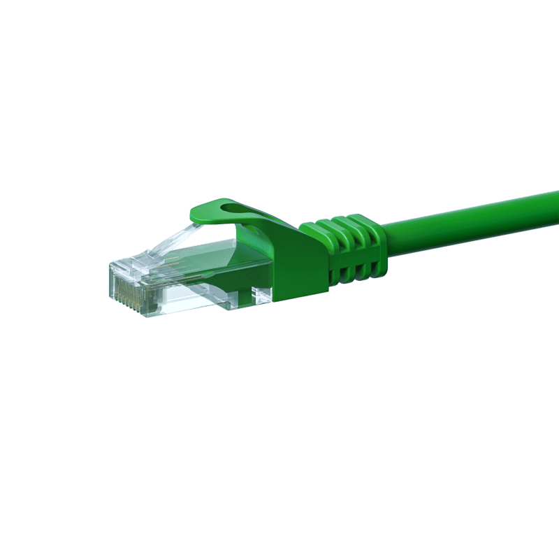 Cavo patch CAT6 UTP 7,50 m verde - CCA