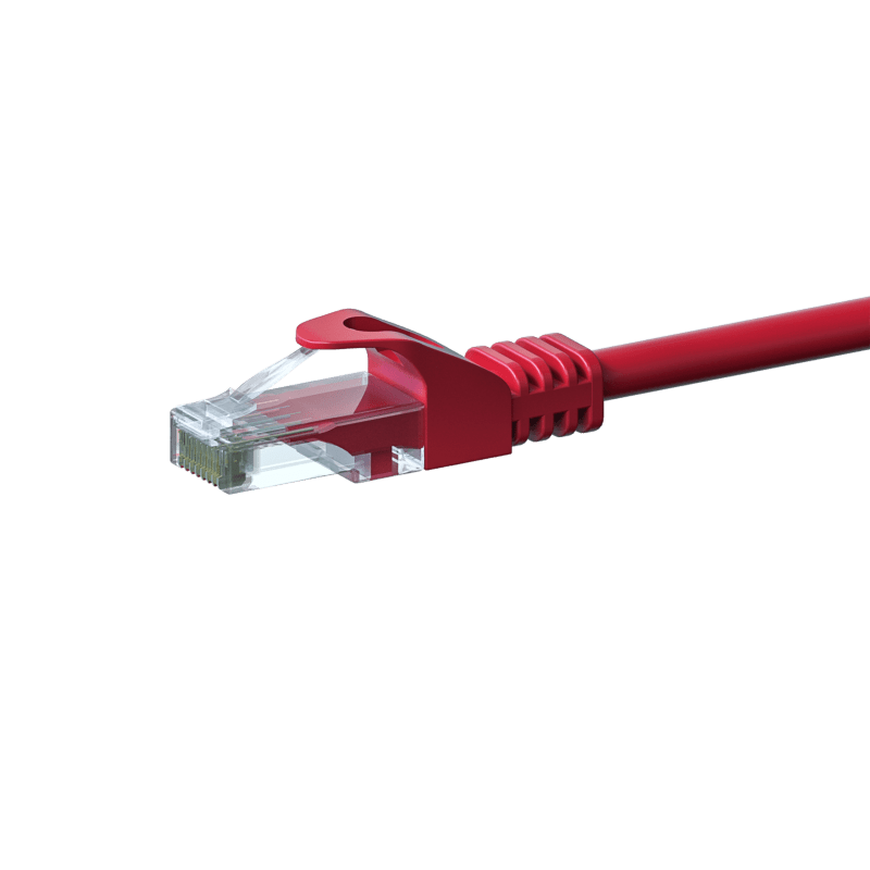 Cavo patch CAT6 UTP da 1,50 m rosso - CCA