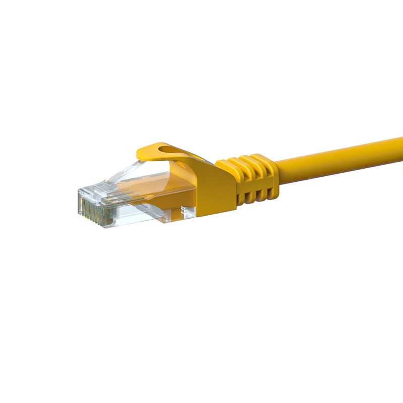 Cavo patch CAT6 UTP 0,50 m giallo - CCA