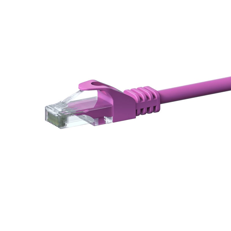 Cavo patch CAT6 UTP 15m rosa - CCA
