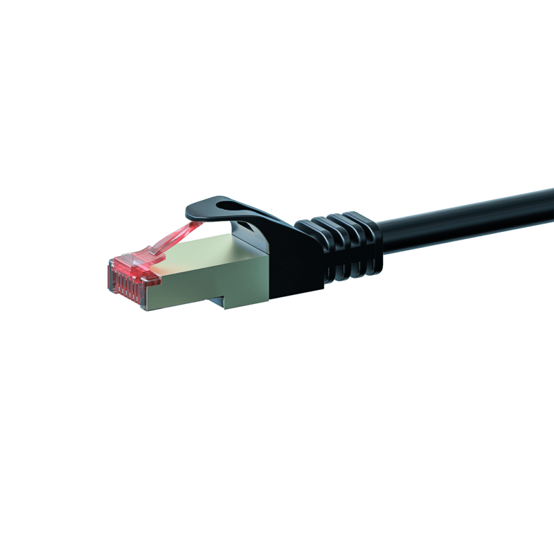 Cavo patch CAT6 S/FTP (PIMF) da 1 m, nero.