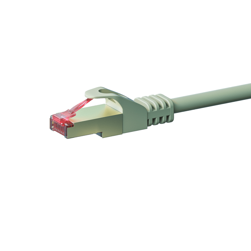 Cavo patch CAT6 S/FTP (PIMF) da 10 m, grigio.