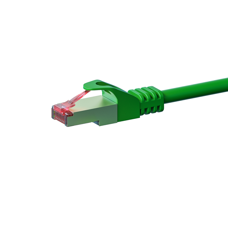 Cavo patch CAT6 S/FTP (PIMF) da 0,50 m, verde.