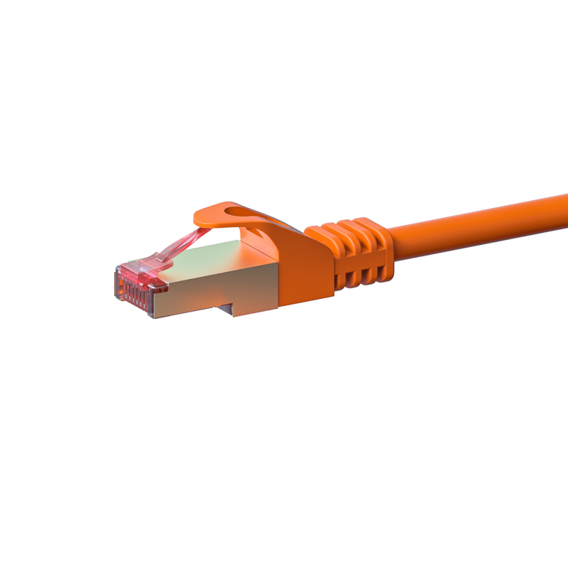 Cavo patch CAT6 S/FTP (PIMF) da 0,50 m, arancione.