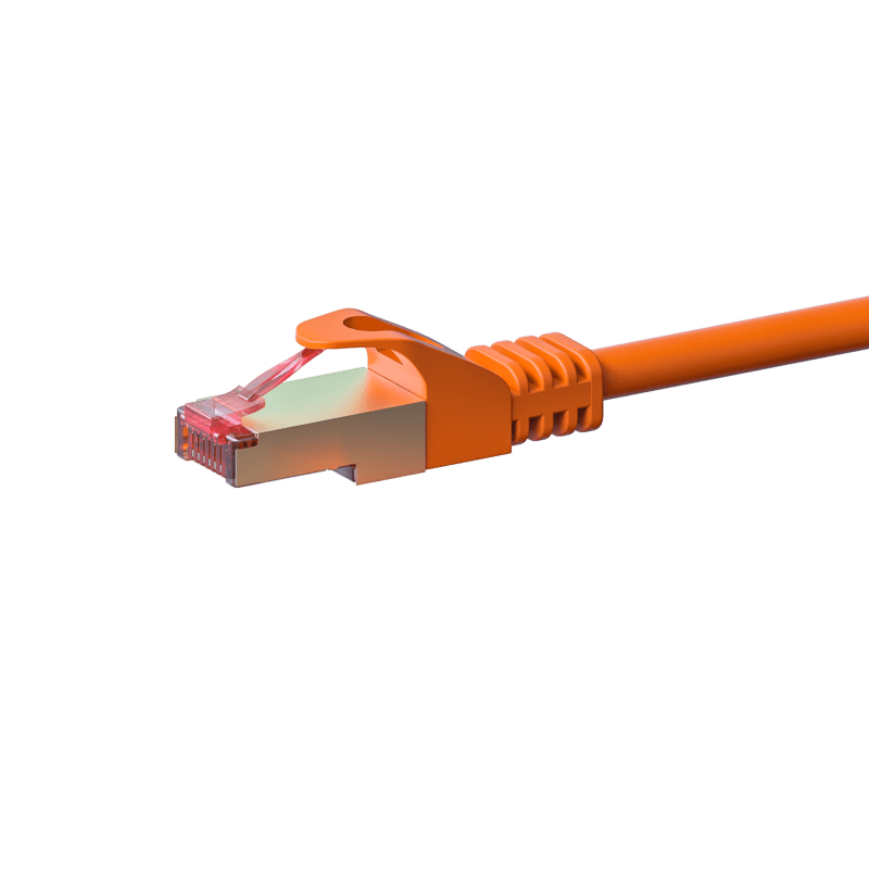 Cavo patch CAT6 S/FTP (PIMF) da 7,50 m, arancione.