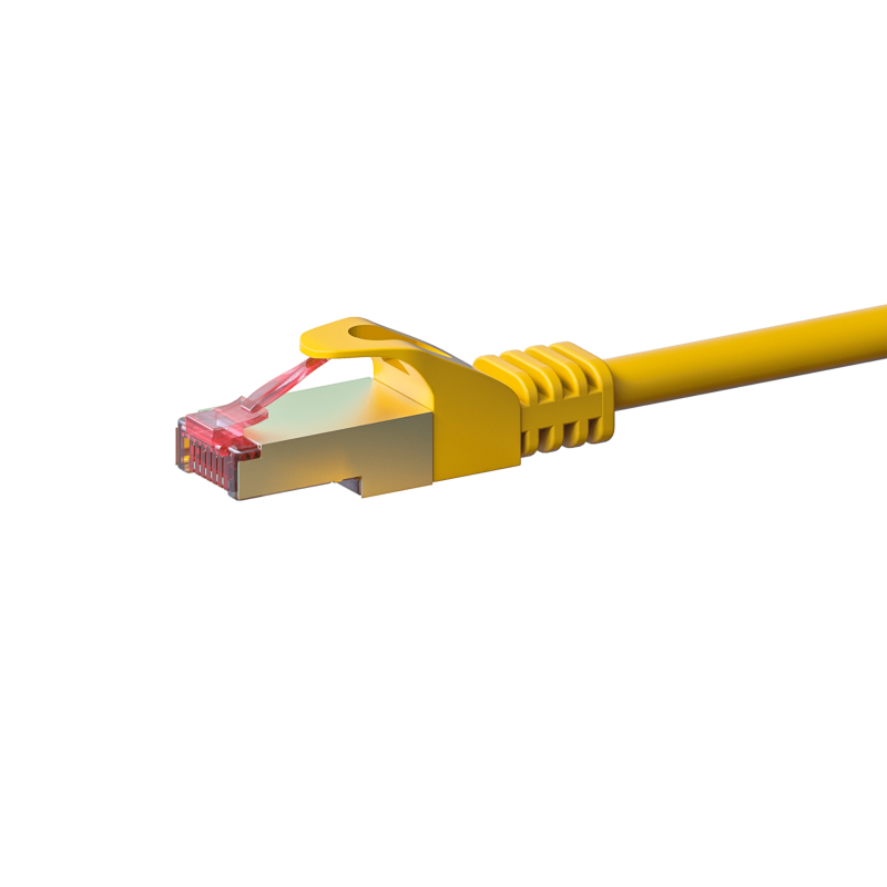 Cavo patch CAT6 S/FTP (PIMF) da 0,50 m, giallo.