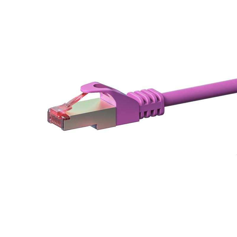 Cavo patch CAT6 S/FTP (PIMF) da 1 m, rosa