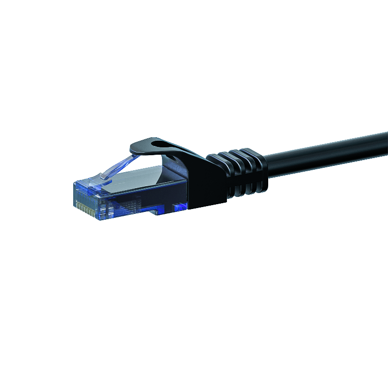 Cavo patch UTP CAT6a da 1,50 m, nero - 100% rame