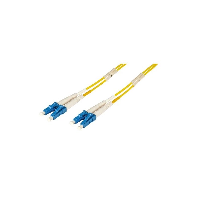 Cavo in fibra ottica duplex OS2 LC-LC da 7,50 m