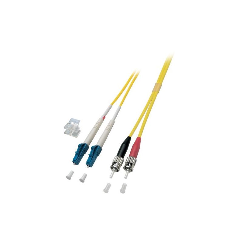 Cavo in fibra ottica duplex OS2 LC-ST 15m