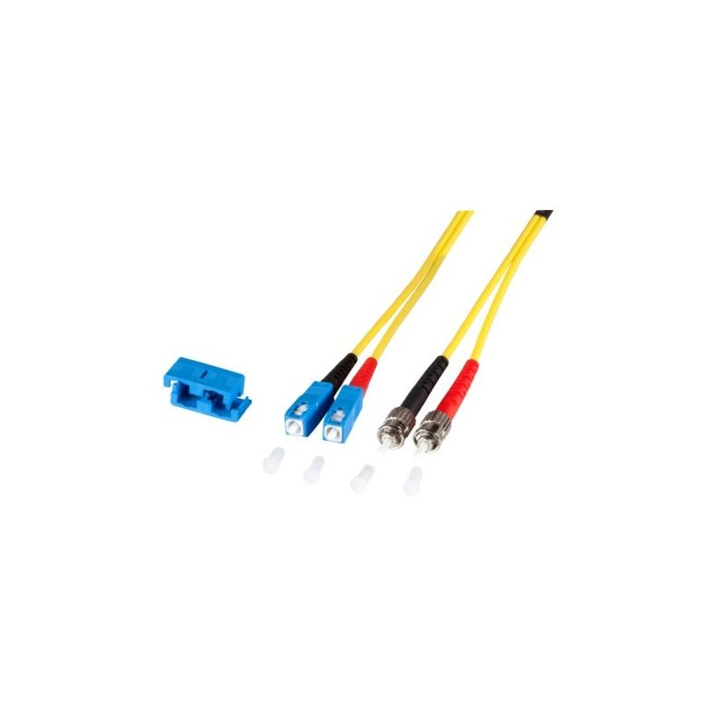 Cavo in fibra ottica duplex OS2 SC-ST 3m