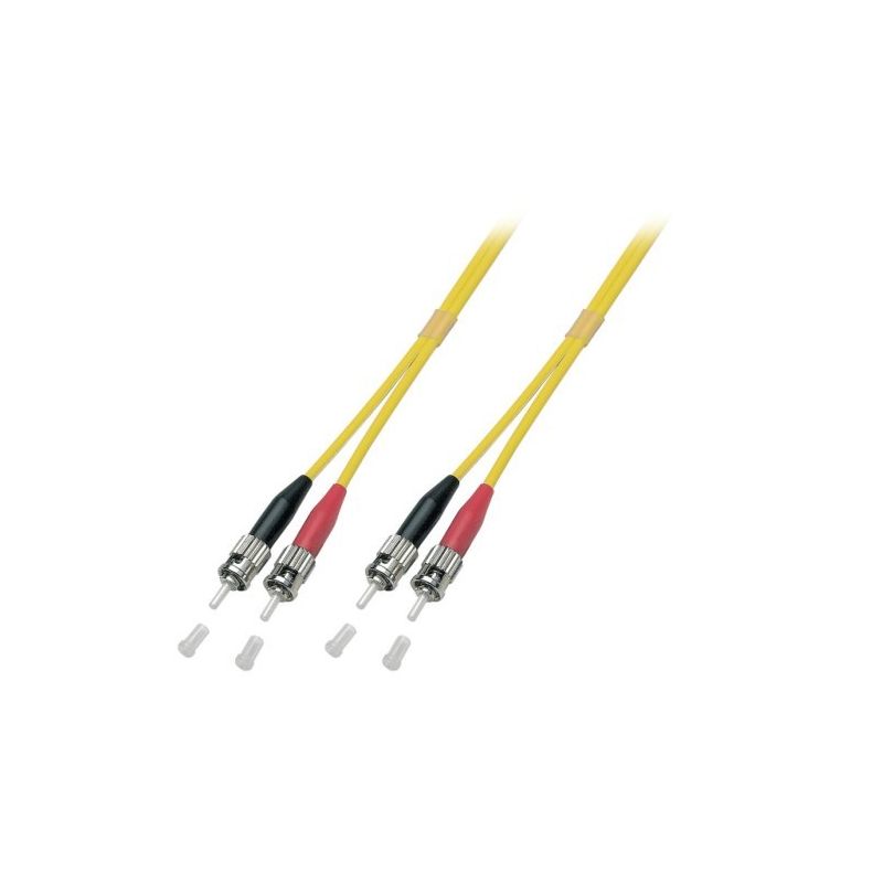Cavo in fibra ottica duplex OS2 ST-ST 15m
