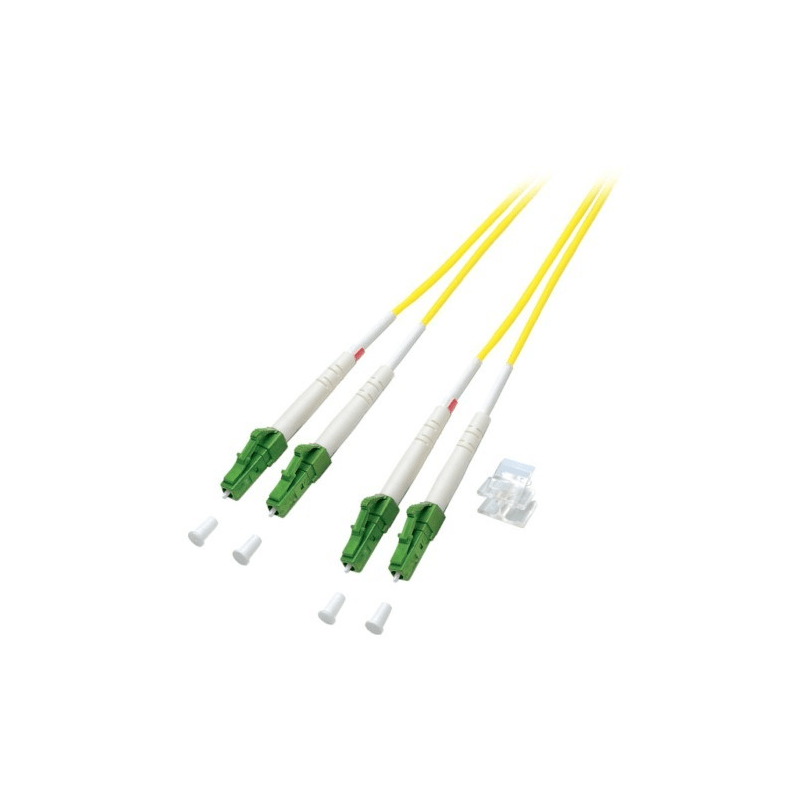 Cavo in fibra ottica duplex OS2 LC/APC-LC/APC 7,50 m
