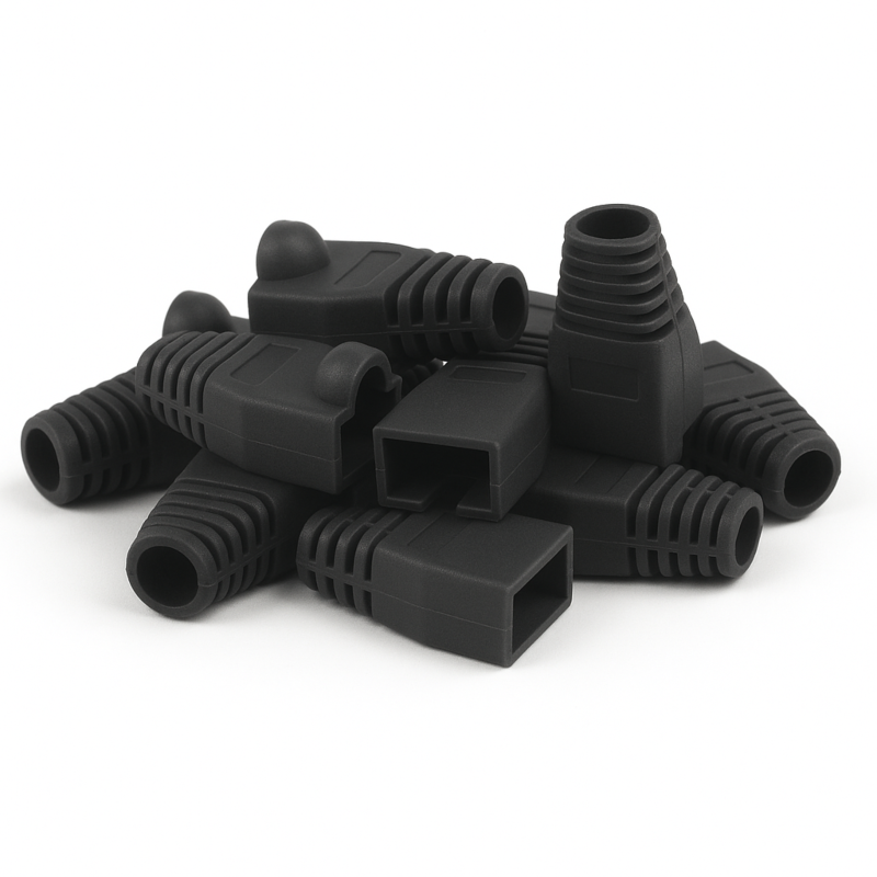 Trave portacavi DANICOM RJ45 Nero - 10 pezzi