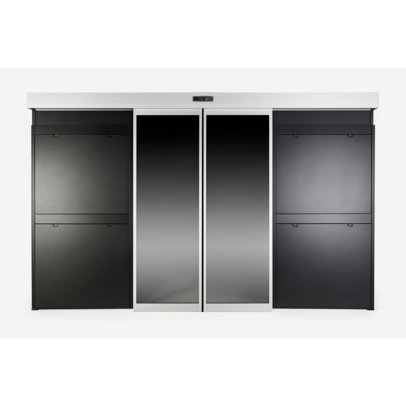 Porte scorrevoli per data center, funzionamento semiautomatico 52U