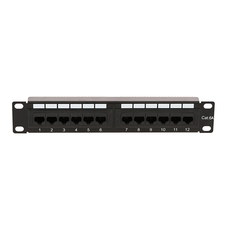 Pannello patch CAT6a UTP da 10 pollici - 12 porte